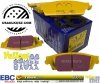 Tylne klocki YellowStuff + tarcze hamulcowe EBC seria PREMIUM GMC Sierra 1500 2007-2019